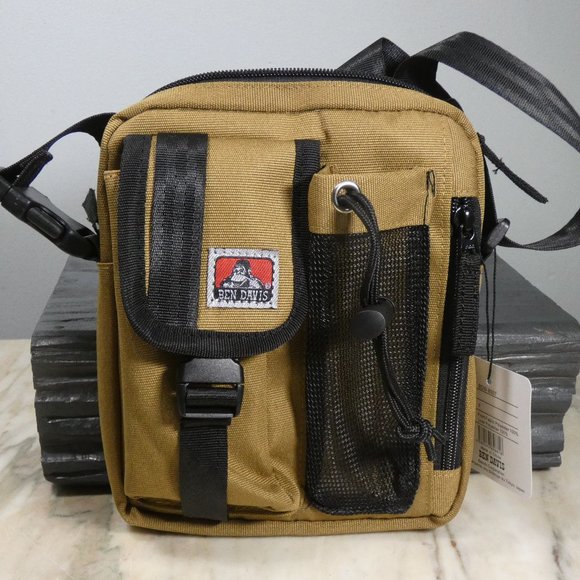 Ben Davis Other - Ben Davis Waist, Shoulder Compartments Cross Body Bag Tan and Black